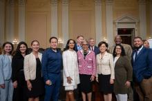 Participants at the Financial Literacy Resource Fair