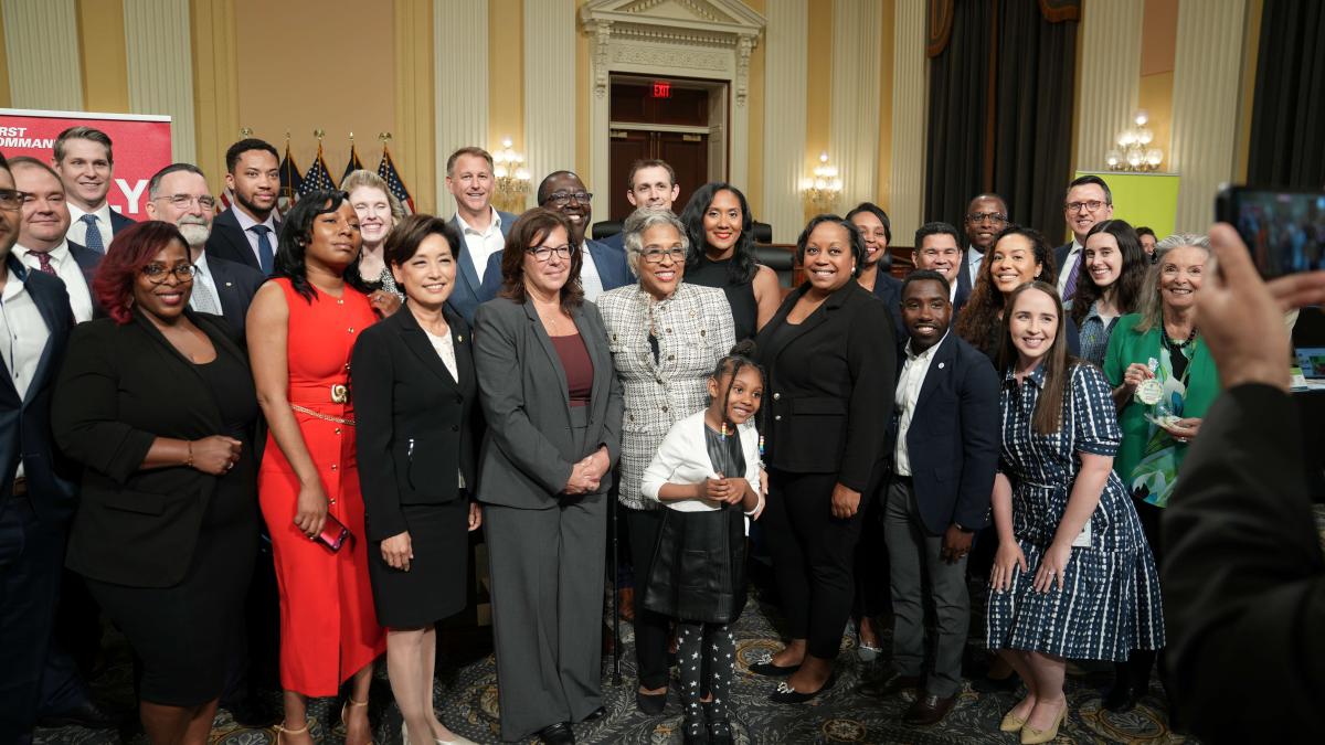 Group photo resource fair