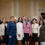 Participants at the Financial Literacy Resource Fair