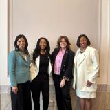 Experts for the women's economic health panel discussion